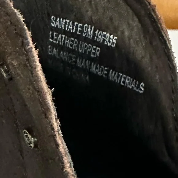 Off The Beaten Track Santa Fe Brown Leather Ankle Boots Sz. 9M - Picture 7 of 9